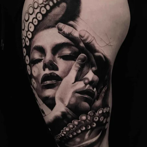 Realism tattoo by Matt Jordan in Auckland