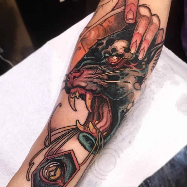 Neo Traditional tattoo by Isnard Barbosa in Dublin