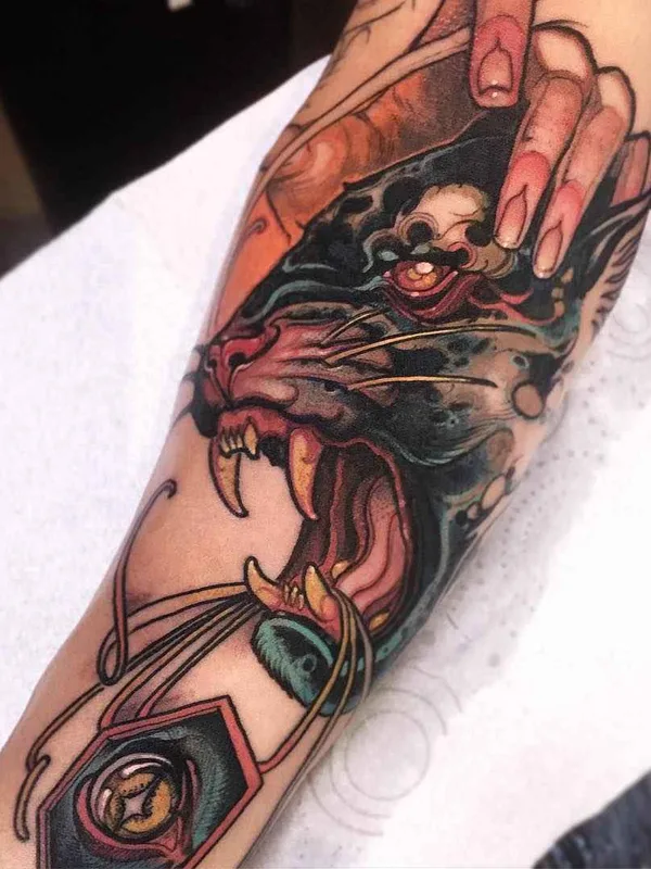 Neo Traditional tattoo by Isnard Barbosa in Dublin