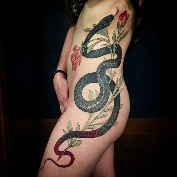 Neo Traditional tattoo by Stephanie Brown in Chicago