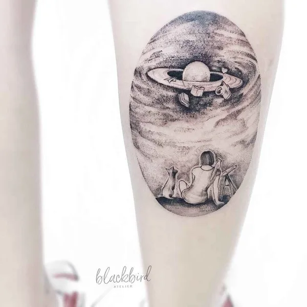 Акварель tattoo by Luiza Oliveira