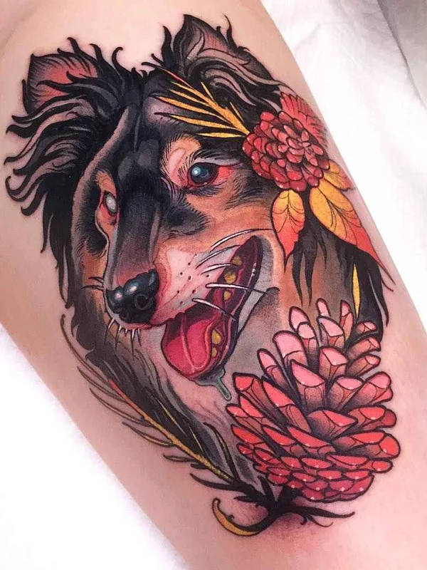 Neo Traditional tattoo by Isnard Barbosa in Dublin