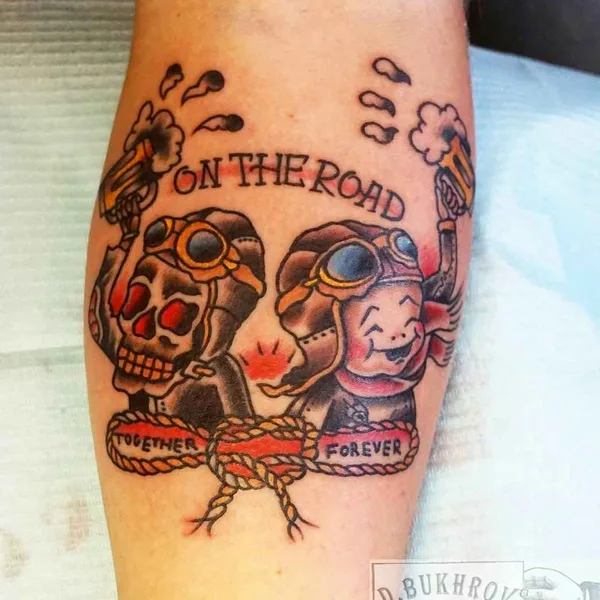 Old School tattoo by Дмитрий Бухров in Moscow