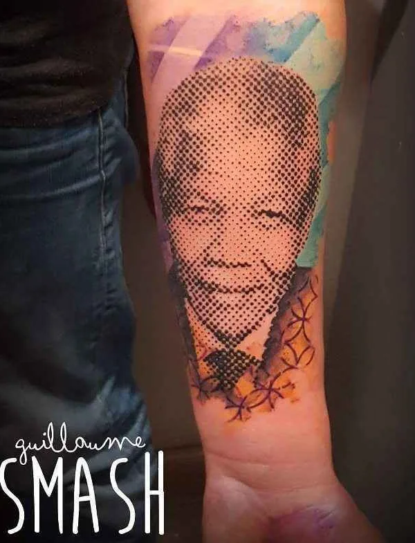 color portrait татуировка на forearm #16632 | Тату мастер Guillaume Smash