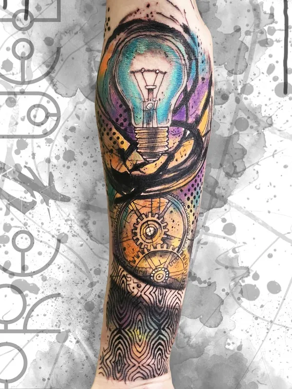 color watercolor татуировка на forearm #34581 | Тату мастер Alex Prequel