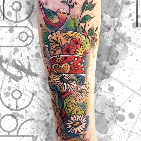 Авторская tattoo by Alex Prequel in San Benedetto del Tronto