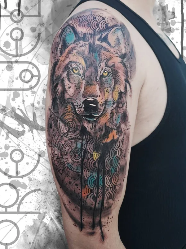 color illustrative татуировка на upper arm #34578 | Тату мастер Alex Prequel