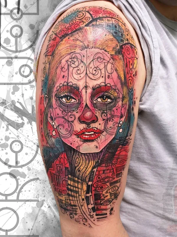 color illustrative татуировка на upper arm #34579 | Тату мастер Alex Prequel