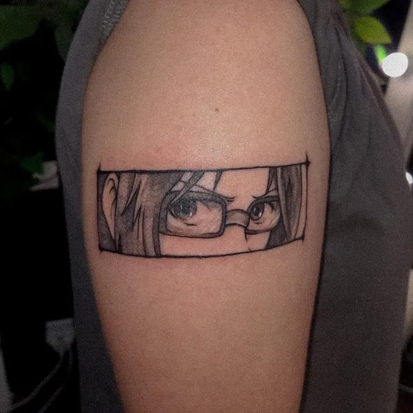 Anime tattoo by Надя Груздева in Нижний Новгород