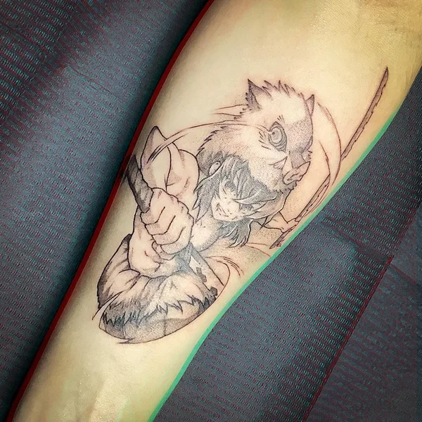 Anime tattoo by Надя Груздева in Нижний Новгород