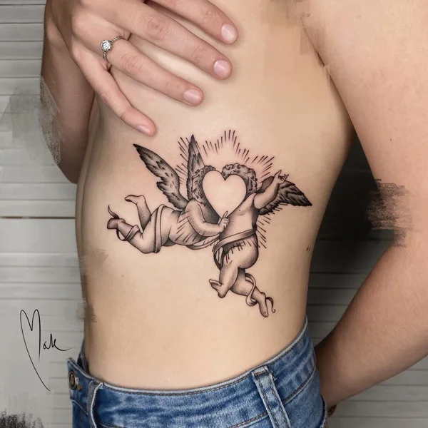 Graphic tattoo by Мария Малевич in Нижний Новгород