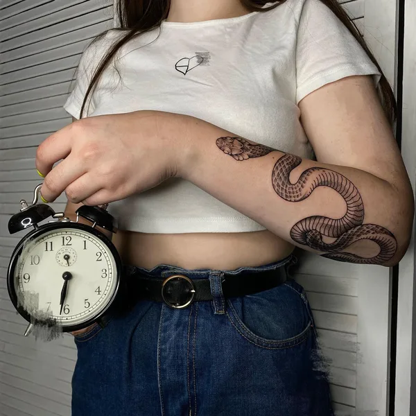 Graphic tattoo by Мария Малевич in Нижний Новгород