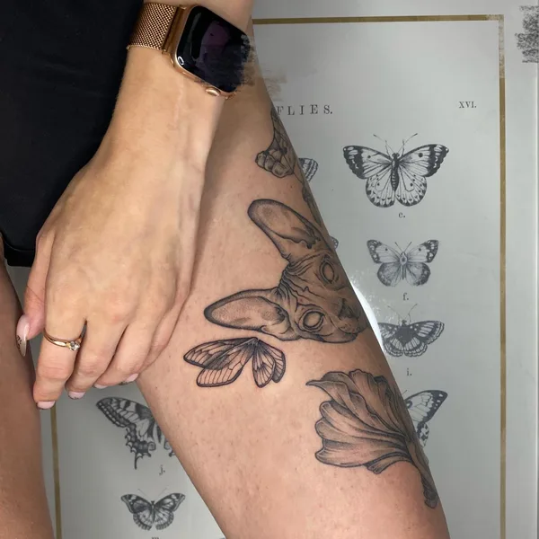 Graphic tattoo by Мария Малевич in Нижний Новгород