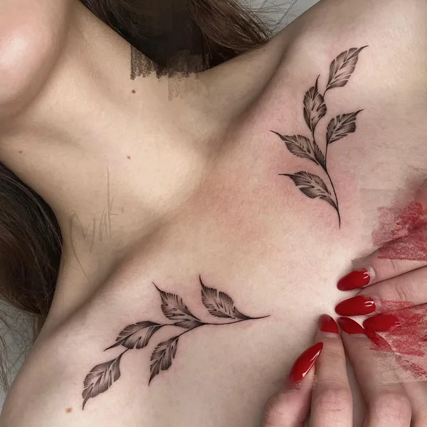 Graphic tattoo by Мария Малевич in Нижний Новгород