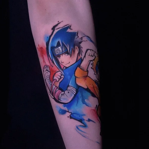 New School tattoo by Оксана Панова in Екатеринбург