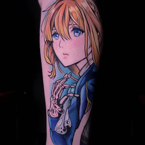 New School tattoo by Оксана Панова in Екатеринбург