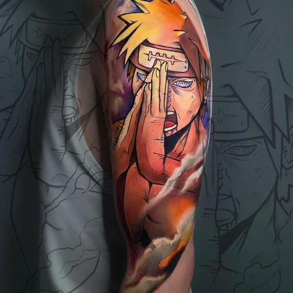 New School tattoo by Оксана Панова in Екатеринбург