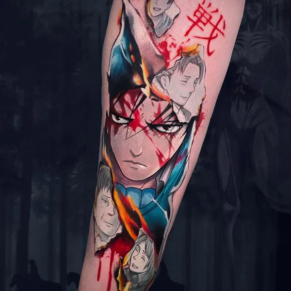 New School tattoo by Оксана Панова in Екатеринбург