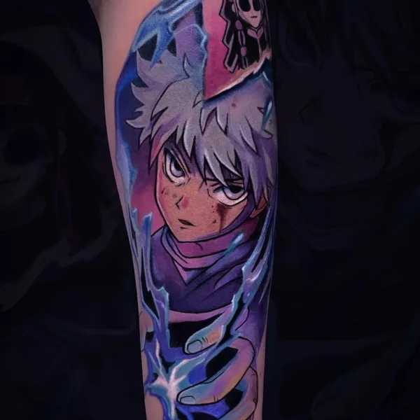 New School tattoo by Оксана Панова in Екатеринбург