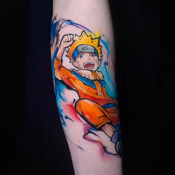 New School tattoo by Оксана Панова in Екатеринбург