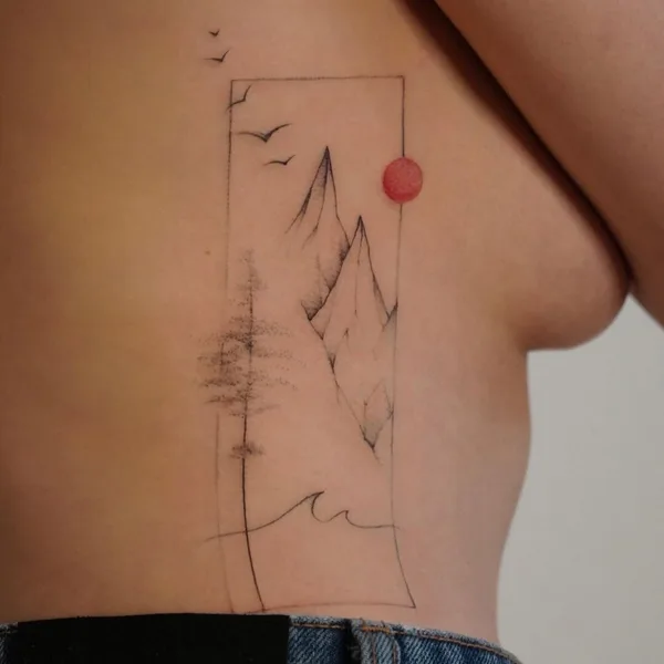 Feminine tattoo by Алла Ягупова in Екатеринбург