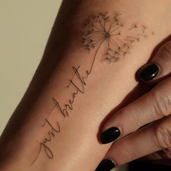 Feminine tattoo by Алла Ягупова in Екатеринбург