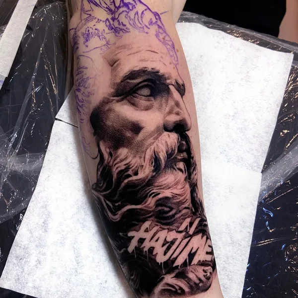 Graphic tattoo by Любовь Котова in Нижний Новгород