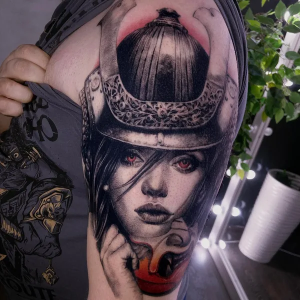 Graphic tattoo by Любовь Котова in Нижний Новгород