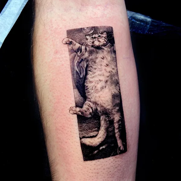 Graphic tattoo by Любовь Котова in Нижний Новгород