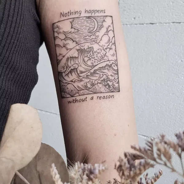engraving tattoo by Юлия in Нижний Новгород