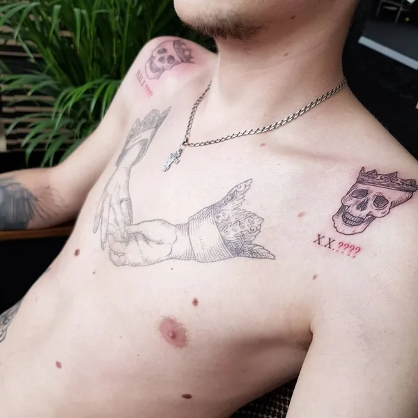 engraving tattoo by Юлия in Нижний Новгород