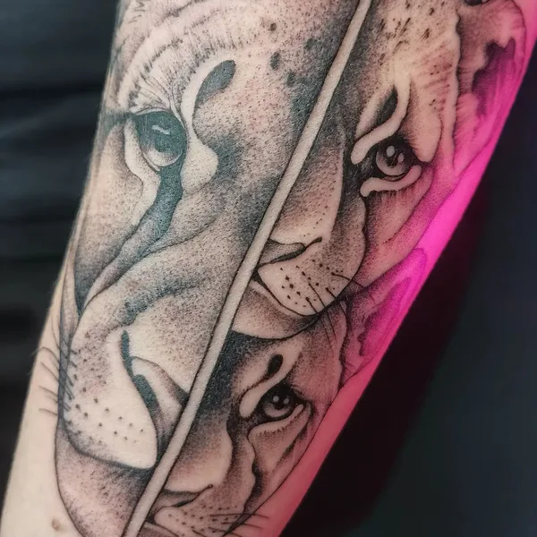 Graphic tattoo by Ксения @ksen.tattooing in Сочи