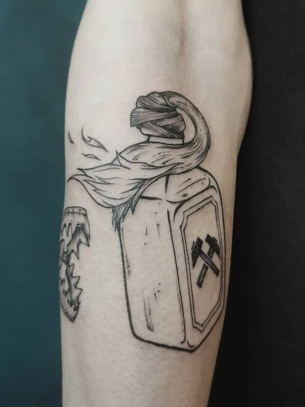 black blackwork 타투 부위 forearm #52004 | 타투이스트 Ксения @ksen.tattooing