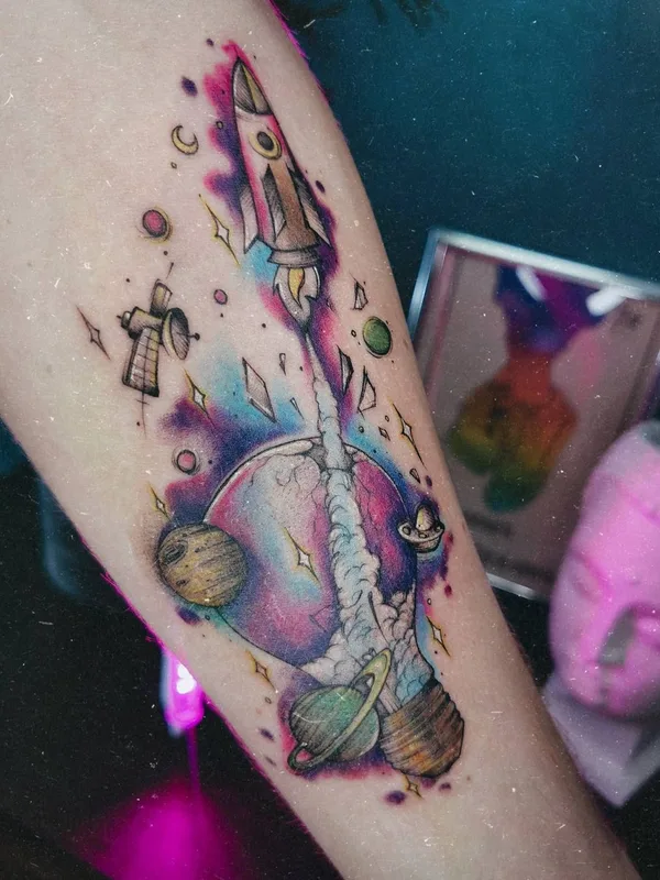 color illustrative 타투 부위 forearm #51997 | 타투이스트 Ксения @ksen.tattooing
