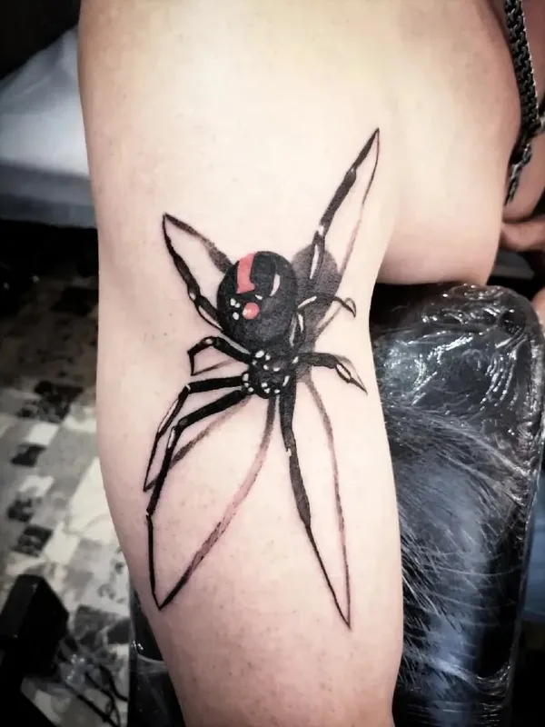 black and grey blackwork Tatuagem em outer arm #52035 | Tatuador Александр Сет
