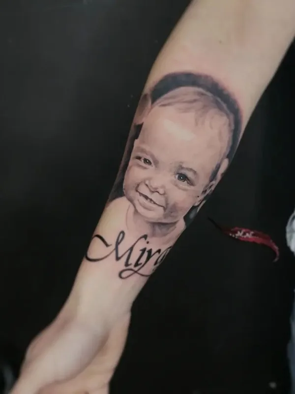 black and grey realism Tatuagem em forearm #52037 | Tatuador Александр Сет
