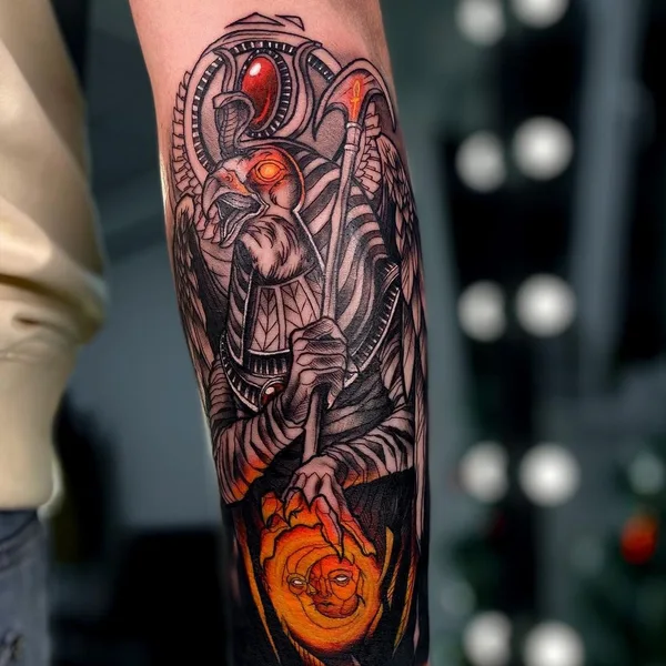Graphic tattoo by Алина Вавилова in Сочи