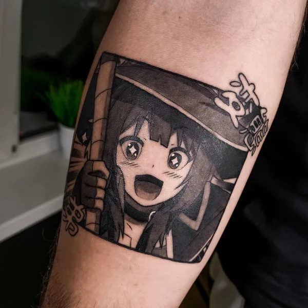 Graphic tattoo by Алина Вавилова in Сочи
