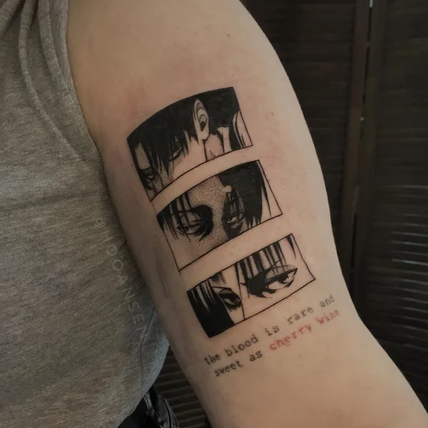 Graphic tattoo by Елизавета Хансен in Липецк