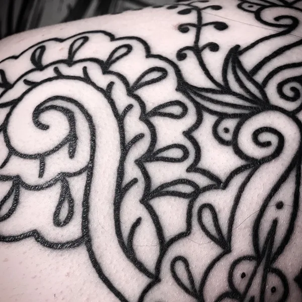 Black tattoo by BLACK CLOUD TATTOOER in Liverpool