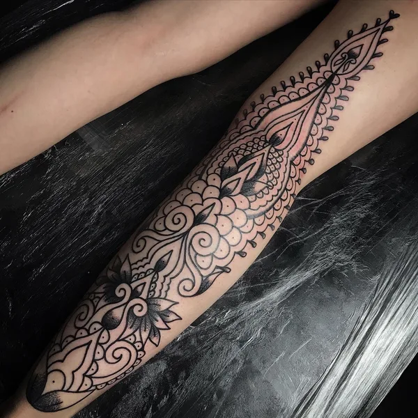 Black tattoo by BLACK CLOUD TATTOOER in Liverpool