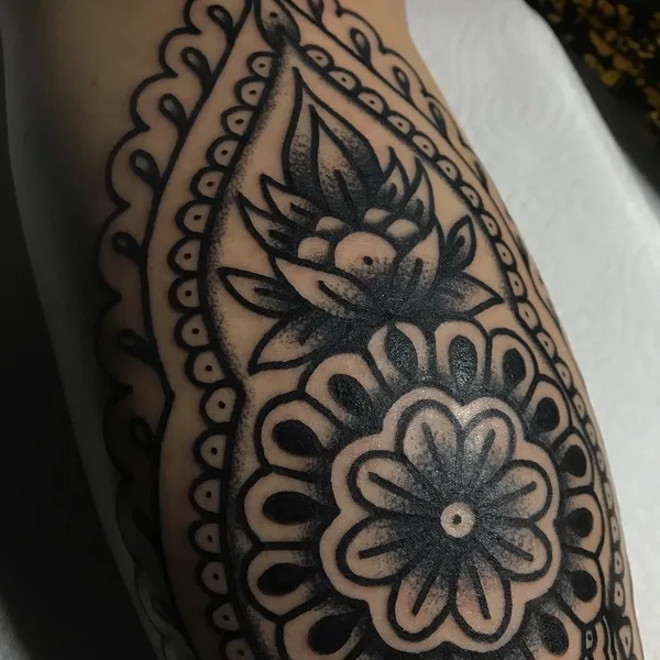 Black tattoo by BLACK CLOUD TATTOOER in Liverpool