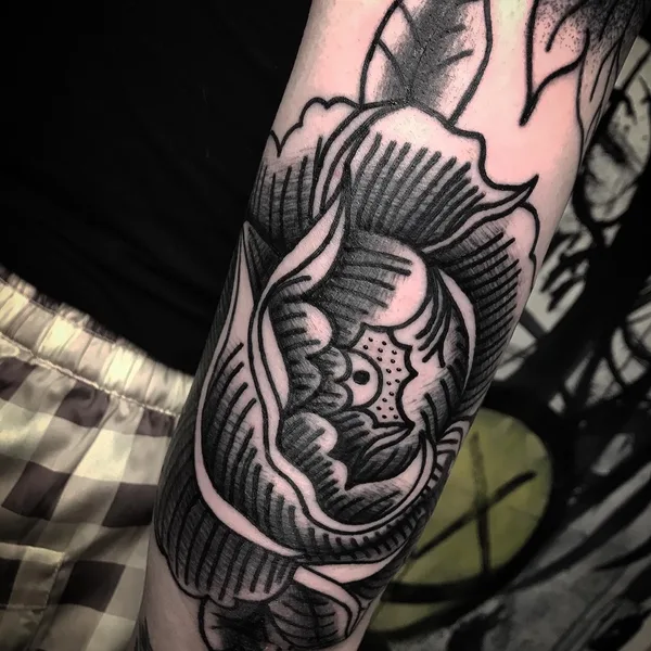 Black tattoo by BLACK CLOUD TATTOOER in Liverpool