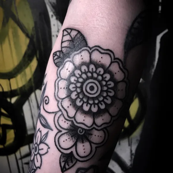 Black tattoo by BLACK CLOUD TATTOOER in Liverpool