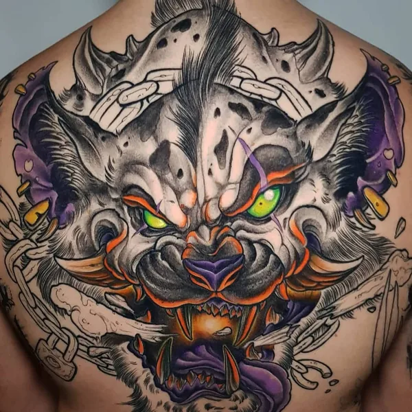 Нью Скул tattoo by Toni Angar