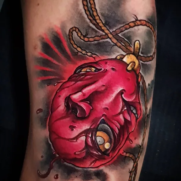 Нью Скул tattoo by Toni Angar