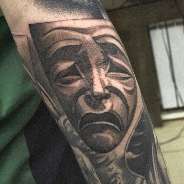 Black tattoo by Андрей Андронов in Сызрань