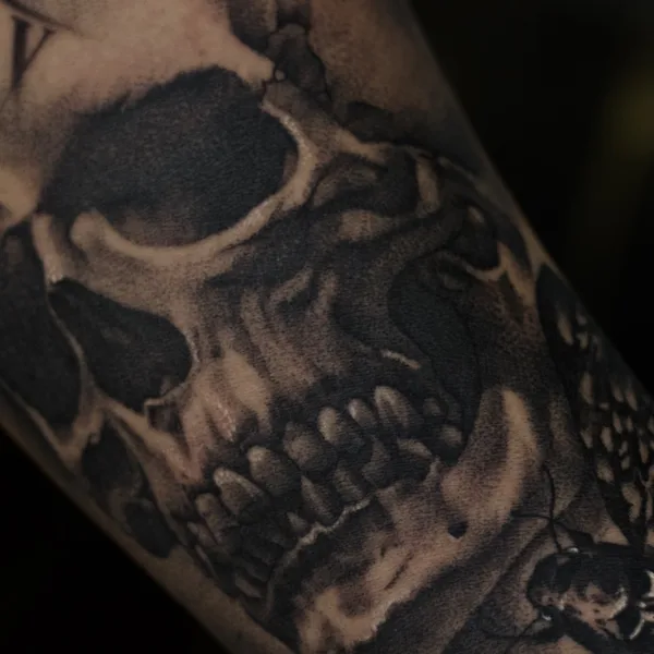 Black tattoo by Андрей Андронов in Сызрань