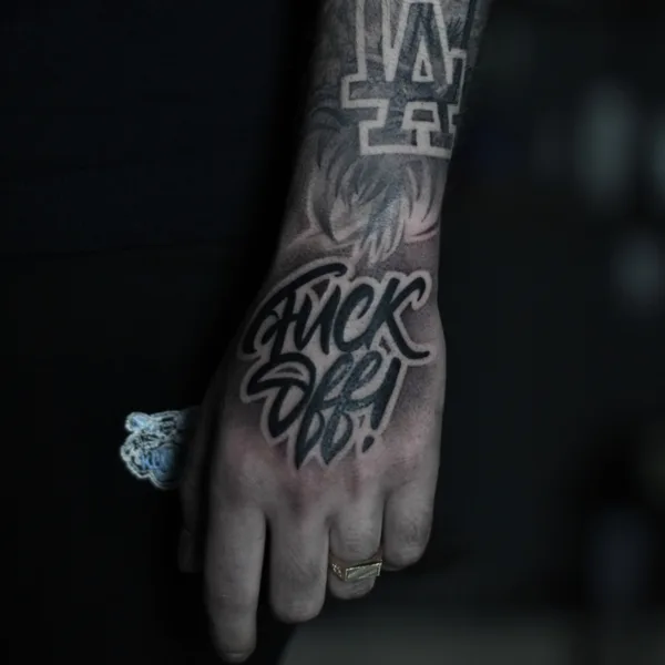 Black tattoo by Андрей Андронов in Сызрань