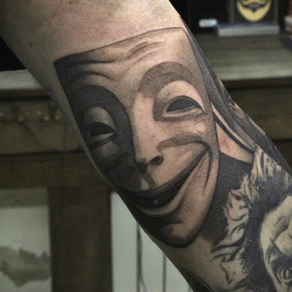 Black tattoo by Андрей Андронов in Сызрань